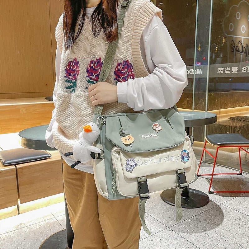Extolove Cute Messenger Bag, Crossbody Bags for Women Kawaii Messenger Bags Purses - Image 3